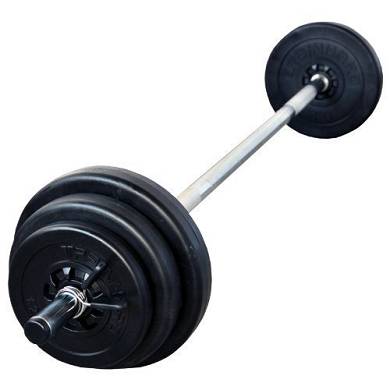 TrainHard Langhantel Set Aerobic Bodypump Pump Set Langhantelset Hantelset 20KG